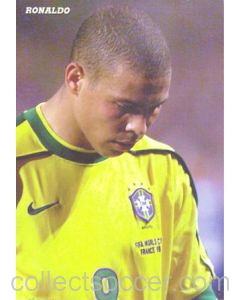 1998 World Cup in France Ronaldo postcard