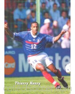 1998 World Cup in France - Thierry Henry postcard