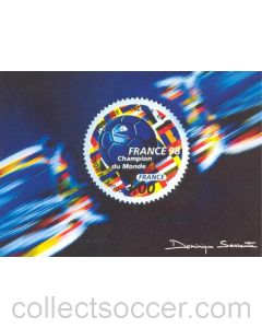 1998 World Cup in France official postcard