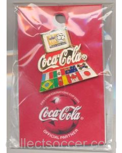 2001 Confederations Cup Coca Cola badge