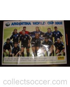 2002 World Cup Argentina Large Colour Poster