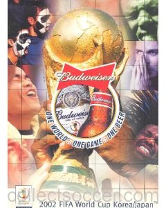 2002 World Cup Budweiser - Official Sponsor of the Games - press pack