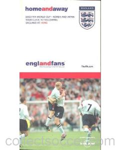 2002 World Cup England Fans' Guide to Following England at Home