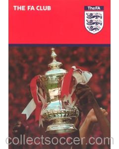 2003 FA Cup Semi-Final VIP Menu Arsenal v Sheff United