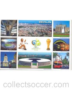 2006 World Cup Germany postcard Berlin in 8 photos