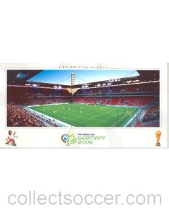 2006 World Cup Germany postcard Koln Stadium