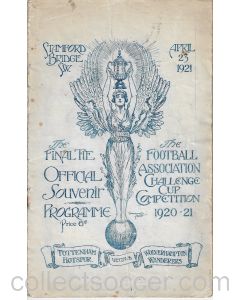 1921 FA Cup Final At Stamford Bridge Tottenham Hotspur v Wolverhampton Wanderers