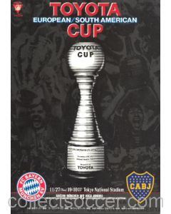 2001 Toyota Cup Final official programme Bayern Munich v Boca Juniors