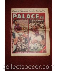 Evening Standard London Football No:9 - Crystal Palace newspaper of 24/10/1970
