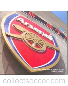 Arsenal official handbook 2007-2008 media issue