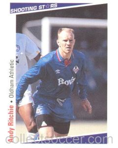 Andy Ritchie Oldham Athletic Shooting Stars Card