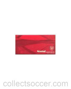 Arsenal v Alkmaar ticket 04/11/2009 in a wallet, Champions League