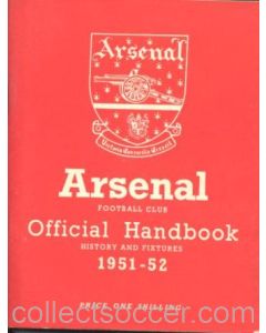 Arsenal official handbook 1951-1952