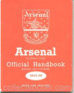 Arsenal official handbook 1955-1956