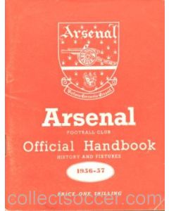 Arsenal official handbook 1956-1957