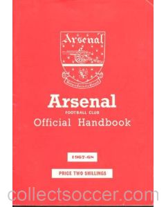 Arsenal official handbook 1967-1968