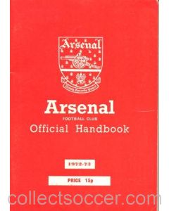 Arsenal official handbook 1972-1973