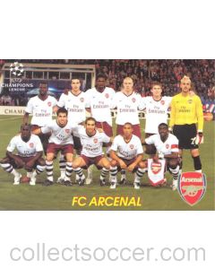 Arsenal Russian produced postcard