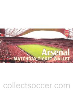 Arsenal Matchday Ticket Wallet of Season 2007-2008