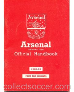 Arsenal official handbook 1969-1970