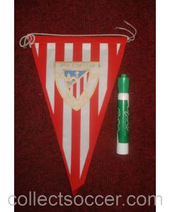 Athletic Club Bilbao Pennant once property of the football referee Neil Midgley
