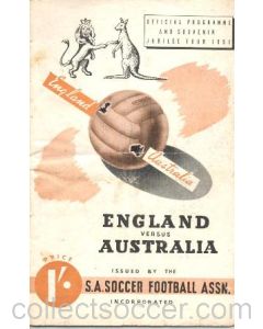 1951 Australia v England official programme