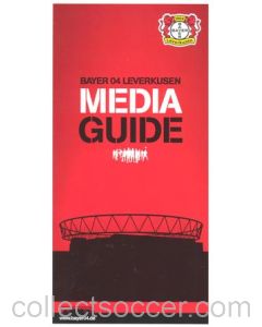 Bayer Leverkusen Media Guide Issued to Journalists attending Chelsea match 23/11/2011 Champions League