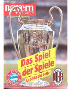 1990 Bayern Magazine European Cup Special Issue of Bayern Munich Football Club about the match Bayern Munich v Milan European Cup Semi-Final 1990