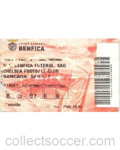 Benfica v Chelsea ticket 17/07/2005