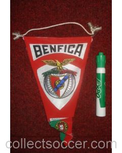 Benfica Pennant once property of the football referee Neil Midgley