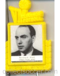 Bernhardt Klodt W. Germany World Cup 1958 Badge Yellow