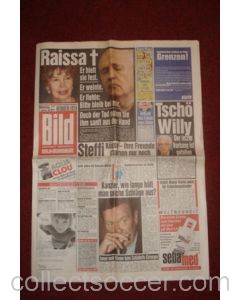 Bild German newspaper of 21/09/1999, covering Chelsea