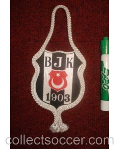 BJK small Pennant once property of the football referee Neil Midgley