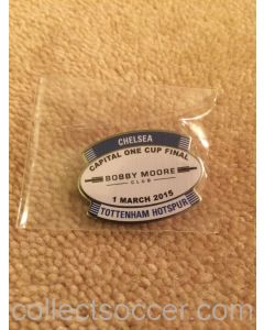 2015 Capital Cup Final - Chelsea V Tottenham Hotspur Badge Given to VIP's
