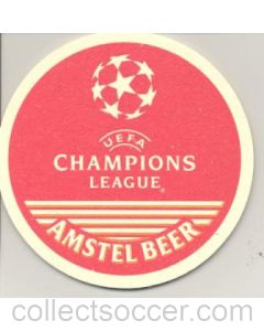 Champions League souvenir beer matt