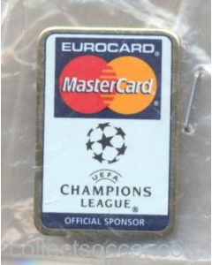 Champions League Eurocard Master Card badge