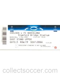 Chelsea v Barcelona ticket 06/05/2009