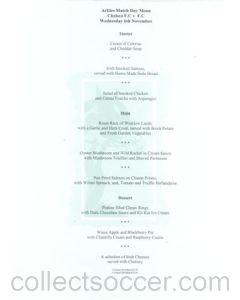 Chelsea Arkles menu