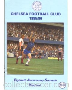 1985-1986 Chelsea 80th Anniversary Souvenir Yearbook, reduced price