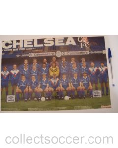 Chelsea FC multi-signed poster