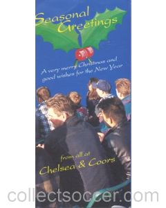 Chelsea & Coors Christmas greetings card