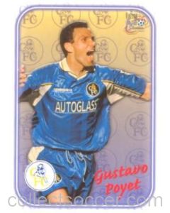 Chelsea Gustavo Poyet card of 2000-2001