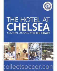 The Hotel at Chelsea Season 2005-2006 Sticker Chart