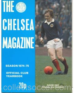 1974-1975 Chelsea Official Yearbook and Magazine
