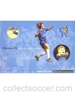 Chelsea Save and Support Album, Season 2001-2002 stamps folder