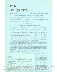 Contract For Hire of a Player between Birmingham City F.C. and Dennis Isherwood of 01/07/1966
