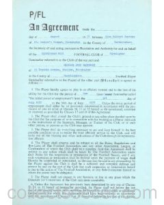 Contract For Hire of a Player between Birmingham City F.C. and Michael John Rathbone of 01/08/1977