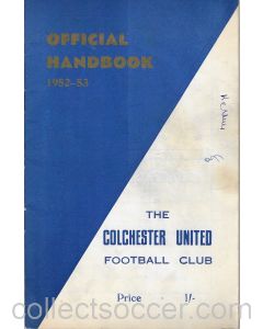 Colchester United Official Handbook 1952-53