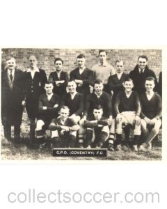 CPO Coventry FC Photocard