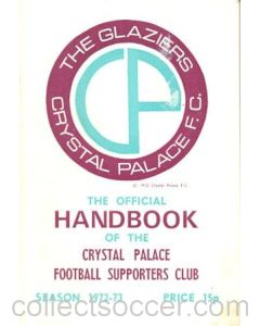 Crystal Palace Official Handbook 1972-73